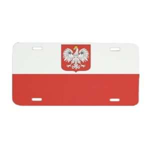  Poland Polish Polska Flag License Plate Automotive