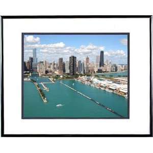    Aerial of Navy Pier and & Trump Tower Chicago Print