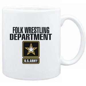  Mug White  Folk Wrestling DEPARTMENT / U.S. ARMY  Sports 
