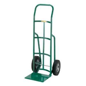 Reinforced Nose Hand Truck with Continuous Handle and Solid Rubber 