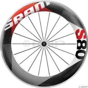  SRAM S80 Carbon 700c front wheel, 18h   sil/carbon: Sports 