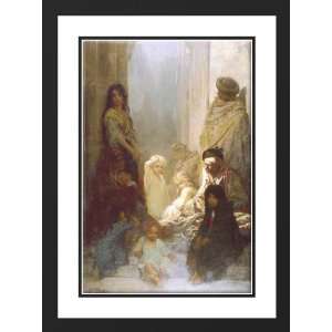 Dore, Gustave 19x24 Framed and Double Matted Siesta (Memories of Spain 
