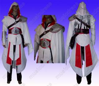 Assassins Creed 2 II brotherhood white cosplay costume  