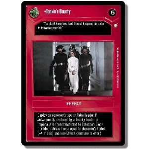   Star Wars CCG Special Edition Uncommon Tarkins Bounty Toys & Games