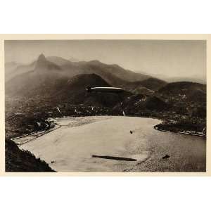  1937 Graf Zeppelin Botafogo Rio de Janeiro Dirigible 