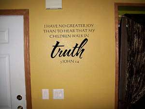 Truth John 1:4 Bible Verse Vinyl Wall Decal Sticker  