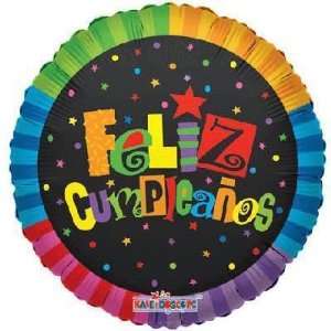    Birthday Balloons 18 Feliz Cumpleanos Jazzy Value Toys & Games