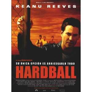  Hardball Poster Spanish 27x40 Keanu Reeves Diane Lane John 