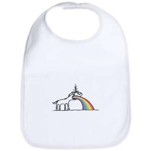  Baby Bib Cloud White Unicorn Vomiting Rainbow: Everything 
