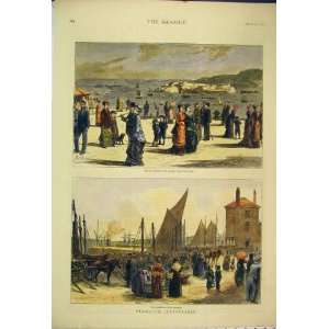  1878 Plymouth Barbican Fish Market DrakeS Island Sound 