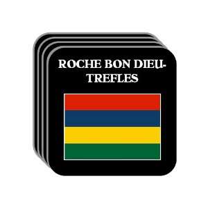 Mauritius   ROCHE BON DIEU TREFLES Set of 4 Mini Mousepad Coasters