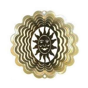  SunSationsTM Small Sun Wind Spinner   Color: Gold: Patio 