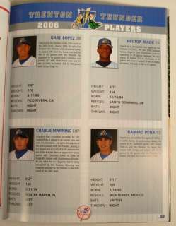 TRENTON THUNDER NY YANKEES 2006 YEARBOOK ROBINSON CANO  