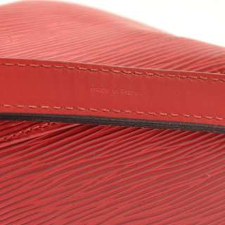 LOUIS VUITTON Red Epi Leather Petit NOE bag E926  
