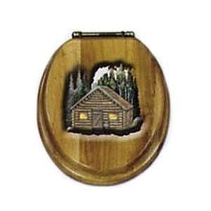  Log Cabin Oak Toilet Seat: Home Improvement