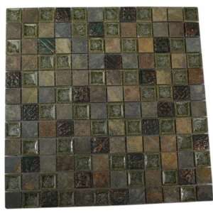   Roman Collection Forest Trail W/ Deco 1X1 Glass Tile