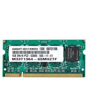  Transcend 1GB DDR2 RAM PC2 5300 200 Pin Laptop SODIMM 