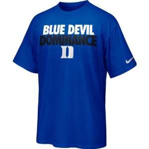   Devils Nike Royal Rise and Roar Basketball T Shirts