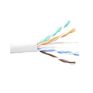  New   CAT6e CMR PVC CABLE WHITE   ICC ICCABR6E WH 