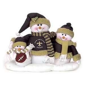 New Orleans Saints Table Top Snow Family   FOOTBALL Sports Merchandise