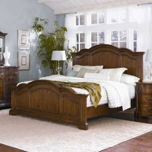 Wynwood Harrison Sleigh Bed in Umber Cherry   Queen 