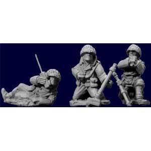   Designs WWII 28mm U.S. Inf. 60mm Mortar (3 and Gun) Toys & Games