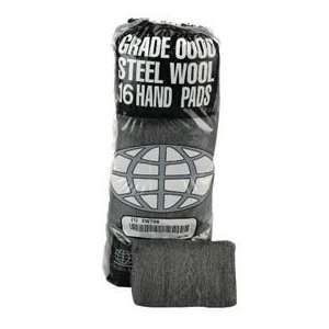  Industrial Quality Steel Wool Hand Pads   #2 Medium Coarse 
