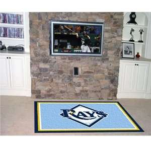  Tampa Bay Rays 5 x 8 Area Rug: Sports & Outdoors