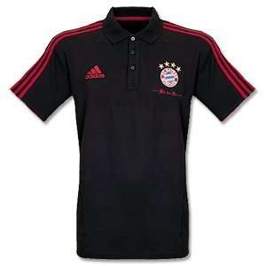  11 12 Bayern Munich Polo   Black: Sports & Outdoors