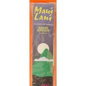  White Ginger   Maui Lani Incense   15 Gram/Stick Package 