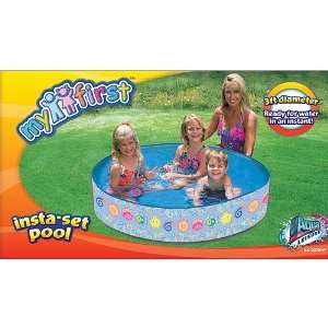   inches Instant Set Pool Aqua Leisure Kiddie Pools: Toys & Games