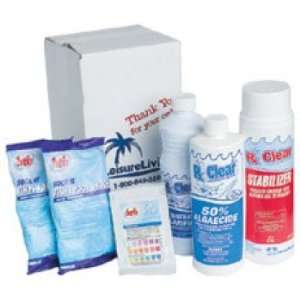 Deluxe Spring Opening Pool Chemical Kit A: Patio, Lawn 