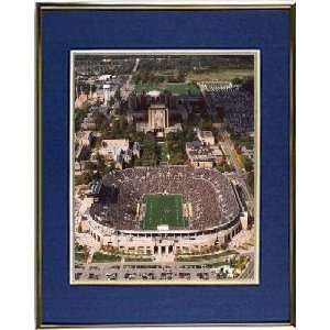 Touchdown Jesus   Aerial of Notre Dame Stadium Artwork 