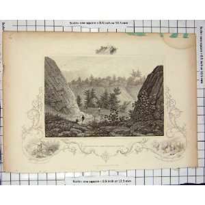  Engraving View Source Passaic Falls River America