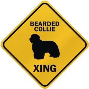    ONLY  BEARDED COLLIE XING  CROSSING SIGN DOG: Home Improvement