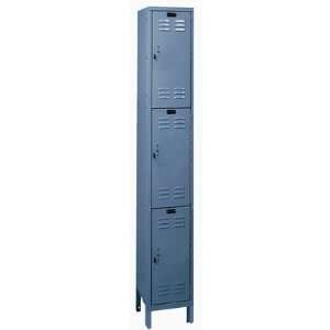  ValueMax One Wide Triple Tier Locker in Hallowell Gray 