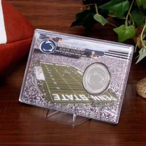   State Nittany Lions Beaver Stadium Silver Coin Card