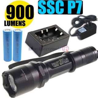 900lm Lumen 5 Mode SSC P7 Lamp LED Flashlight Torch  