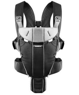 BabyBjorn Baby Carrier Miracle   Black/Silver, Cotton 874594002715 