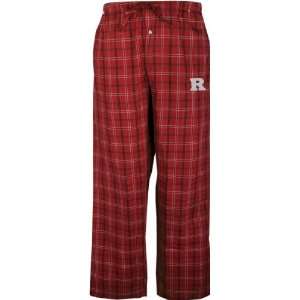 Rutgers Scarlet Knights Division Plaid Woven Pants:  Sports 
