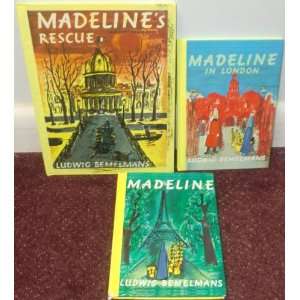   Set of 3 MADELINE Children Books   Ludwig Bemelmans 