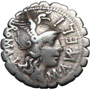 Roman Republic 118BC King Bituitus in Chariot & Roma Griffin Ancient 