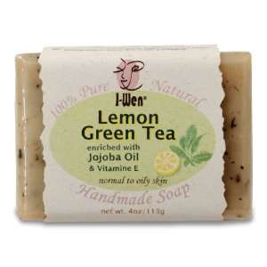  I Wen Lemon Green Tea Handmade Soap   4 oz (113g): Beauty