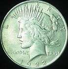 1922 P AU Details Scratched Peace Dollar in Eagle Coin 