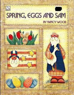 Tole Painting Pattern Book~SPRING, EGG & SAM~Nancy Wood  
