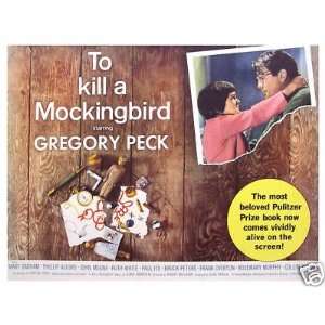  TO KILL A MOCKINGBIRD MOVIE POSTER   GREGORY PECK II: Home 