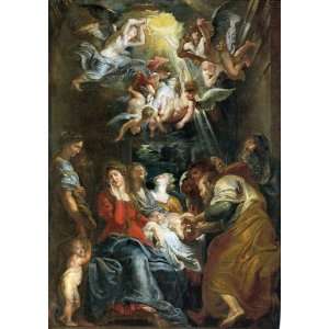  Oil Painting: Circumcision of Christ: Peter Paul Rubens 