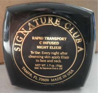 SIGNATURE CLUB A Rapid Transport C Infused Night Elixir Creme (1.7 oz 
