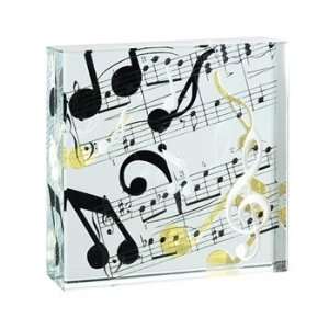  Spaceform London Medium Paperweight Musical Notes: Home 