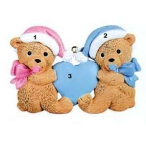  Twins Girl & Boy Personalized Ornament